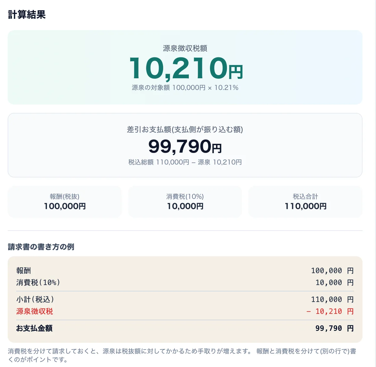 源泉徴収かんたん計算